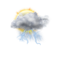 Rain showers and thunder